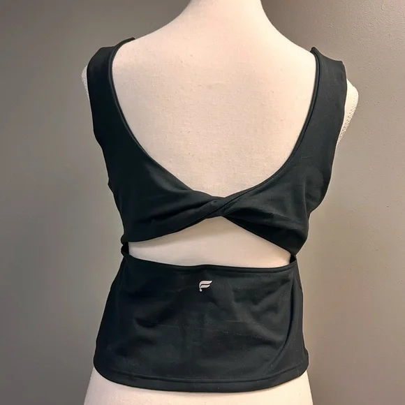 NWT 🔥Fabletics🔥Oasis Twist Built In Bra Tank Top Size Large​​​ - Picture 4 of 5